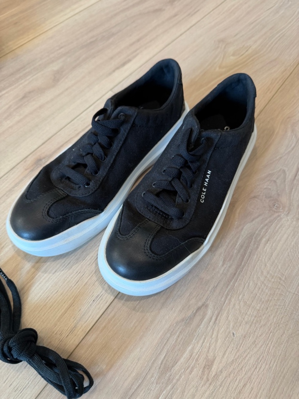 Cole Haan Black Low-Top Sneakers